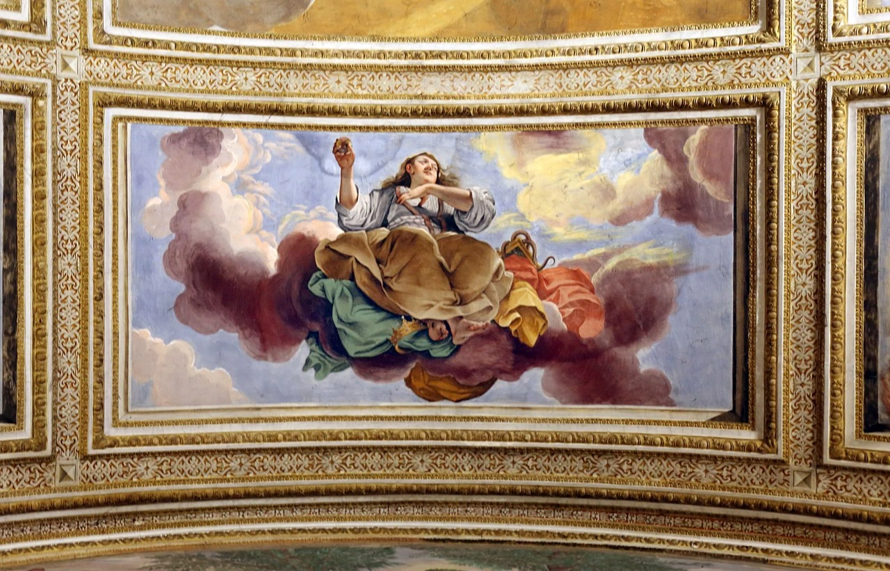 Allegoria - Sala degli specchi, Palazzo Ducale, Mantova 1